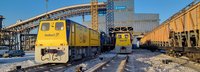 Rasante Bahnverladung im Tagebau Bogatyr
