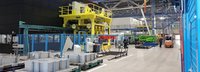 Fourth sheet metal blanks high-bay warehouse for automobile production