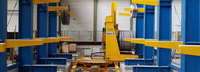 Fully automated cantilever warehouse for steel coils