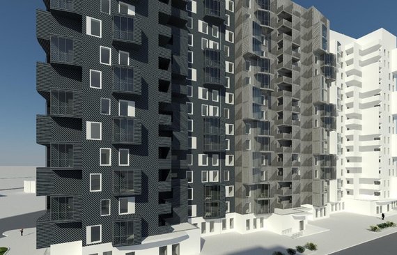 Architektonisches Gebäude gebaut mit MOTUS System