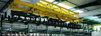 Custom manipulator with three synchronous hoisters lifts aluminium profiles up to 18 metres in length
